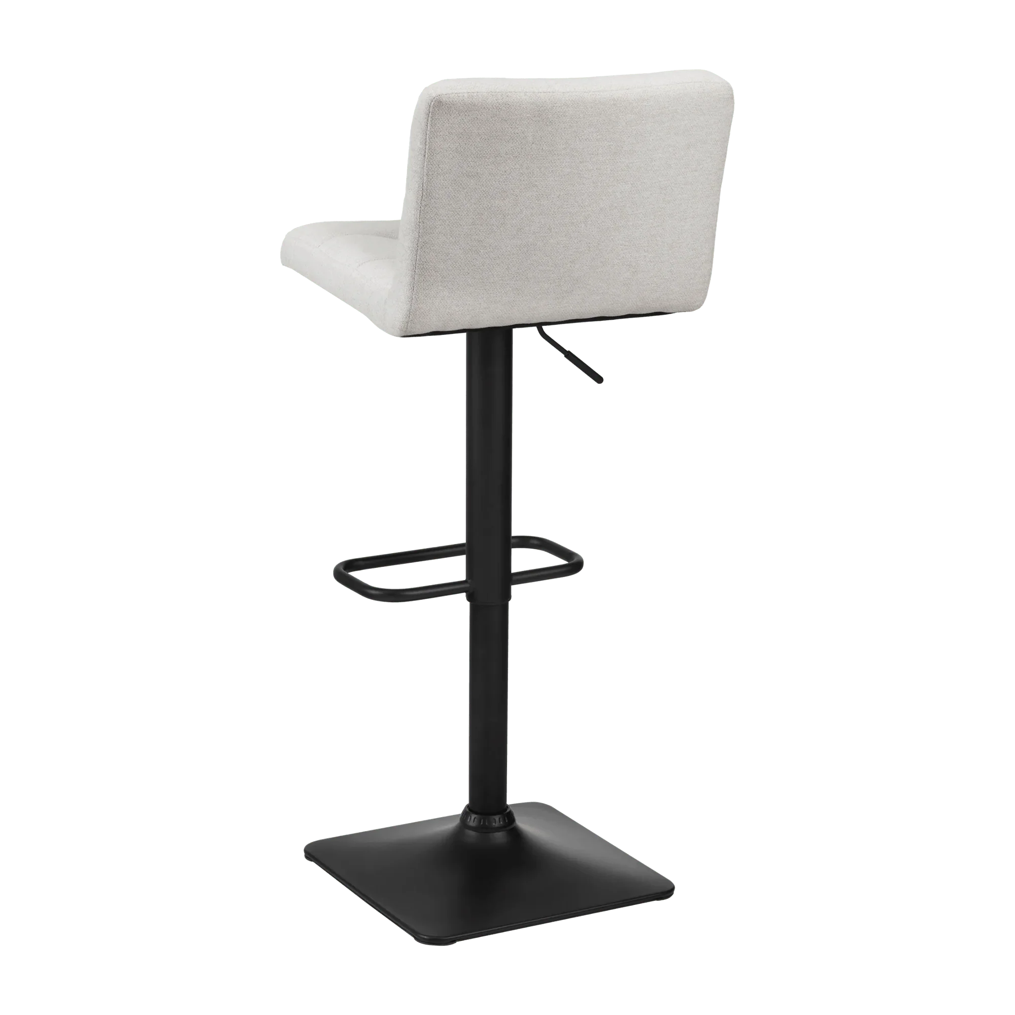 Adjustable Metal and Fabric Barstool - Image 5