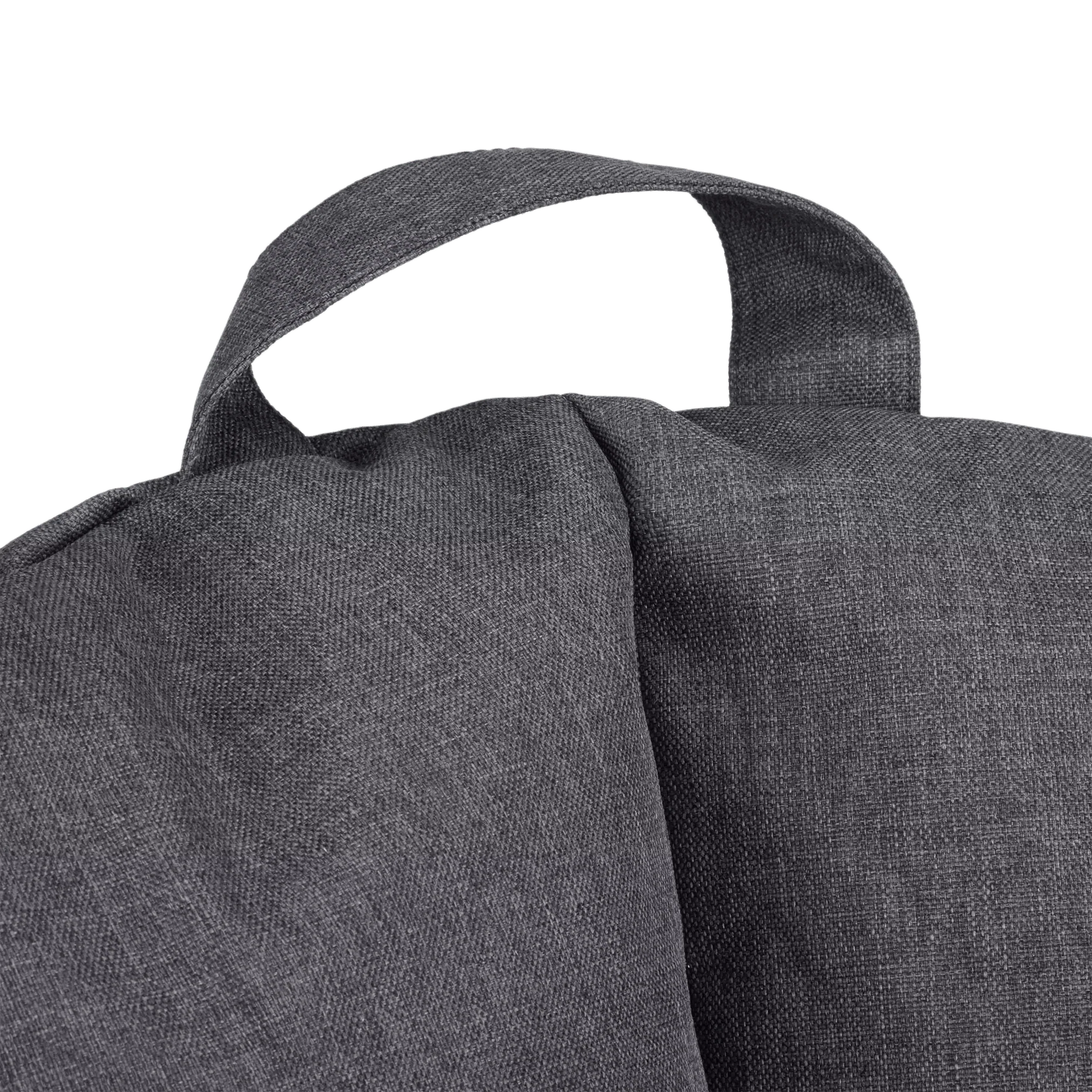 Dark Grey Canvas Bean Bag - Image 5