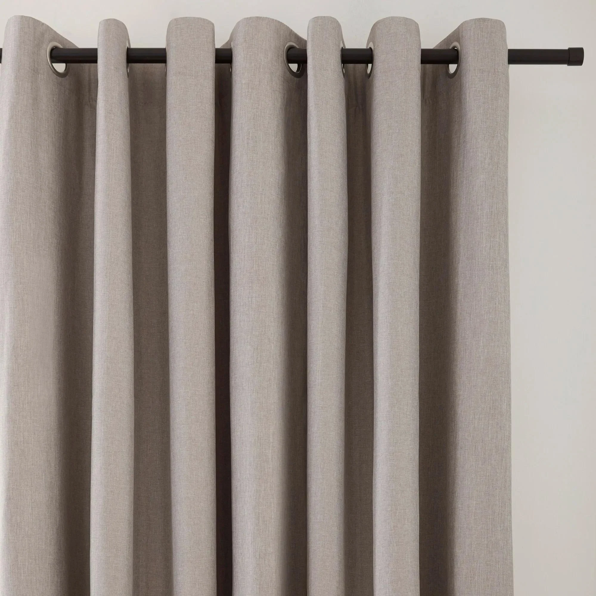 Beige Chambray Blackout Curtain - Image 6