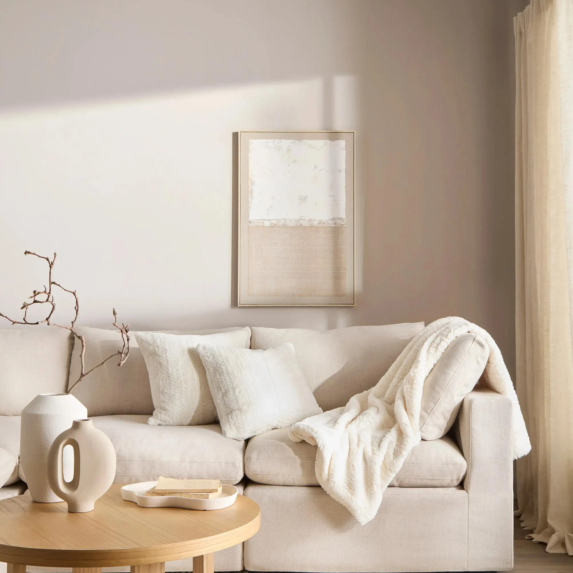 Off White Set of 2 Ellyn Decorative Pillow - Image 2