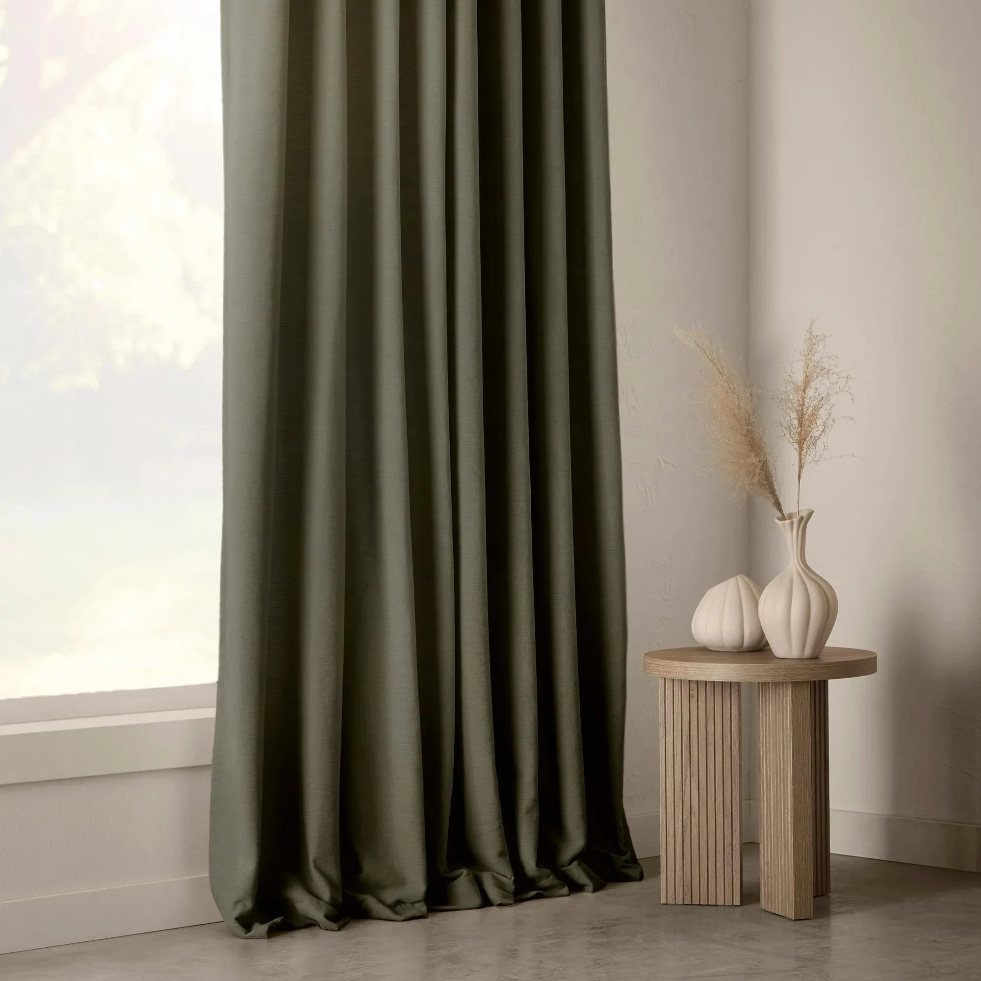 Green Emile Panel Curtain