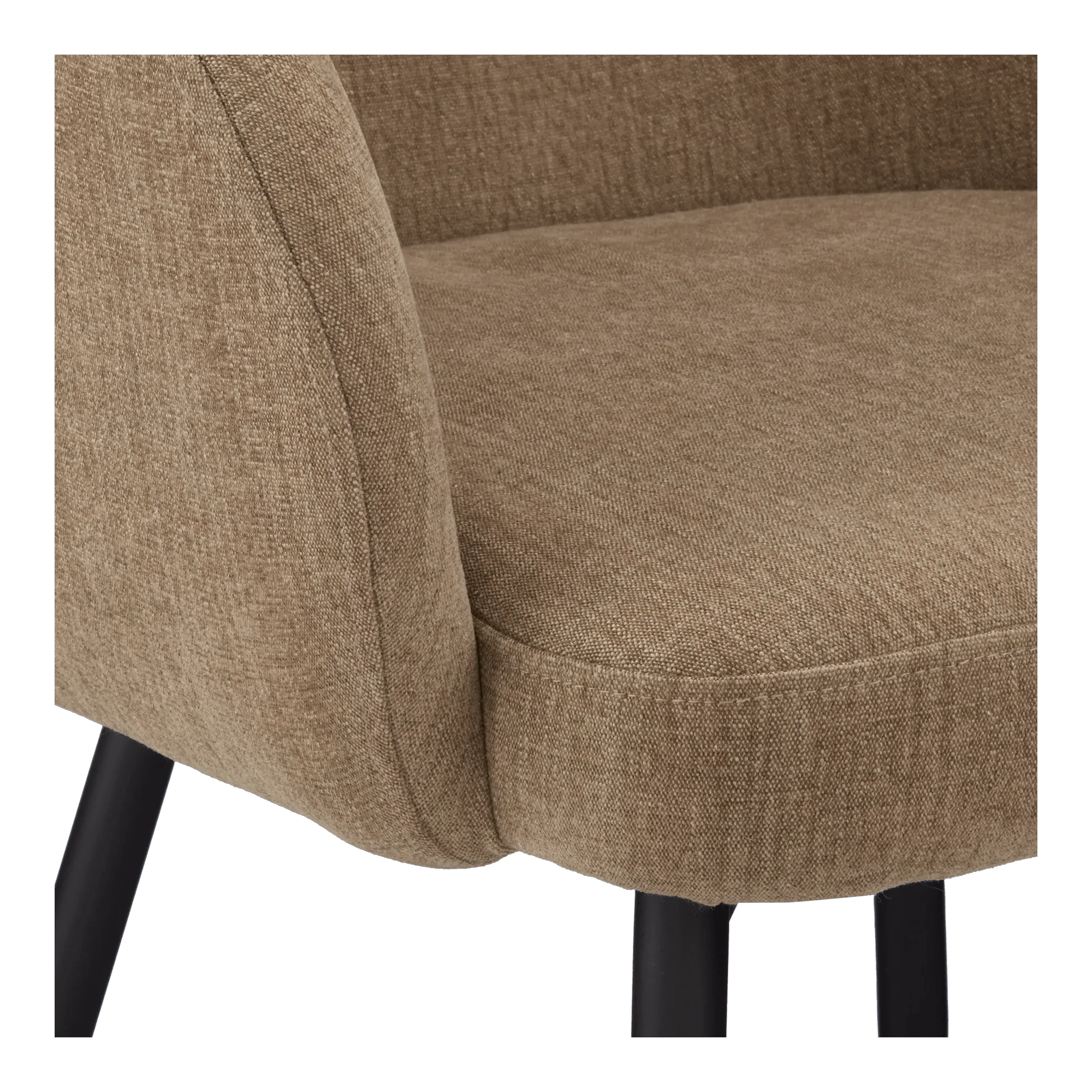 Fabric and Metal Accent Chair - Image 4