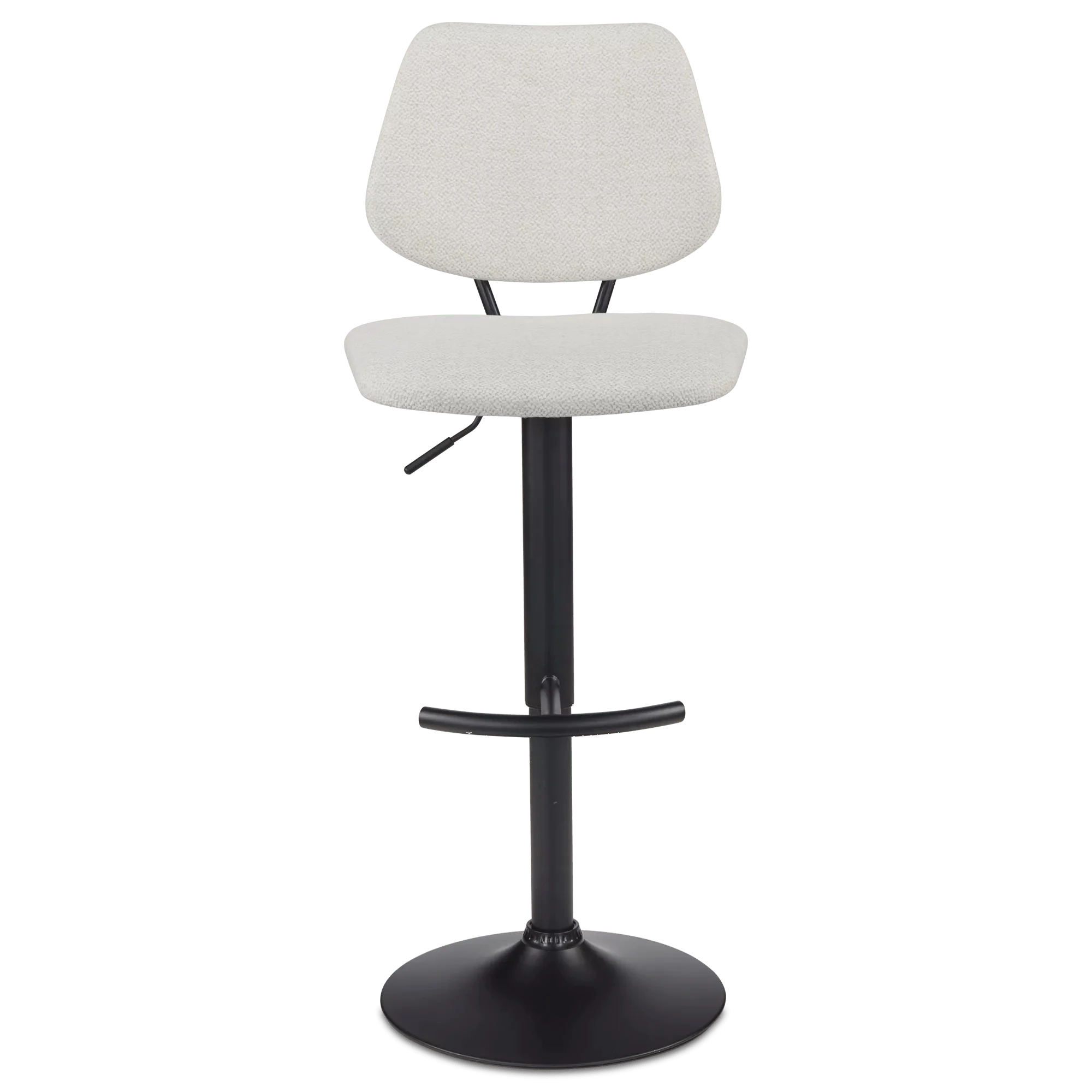 Fabric and Metal Adjustable Counter Stool - Image 5