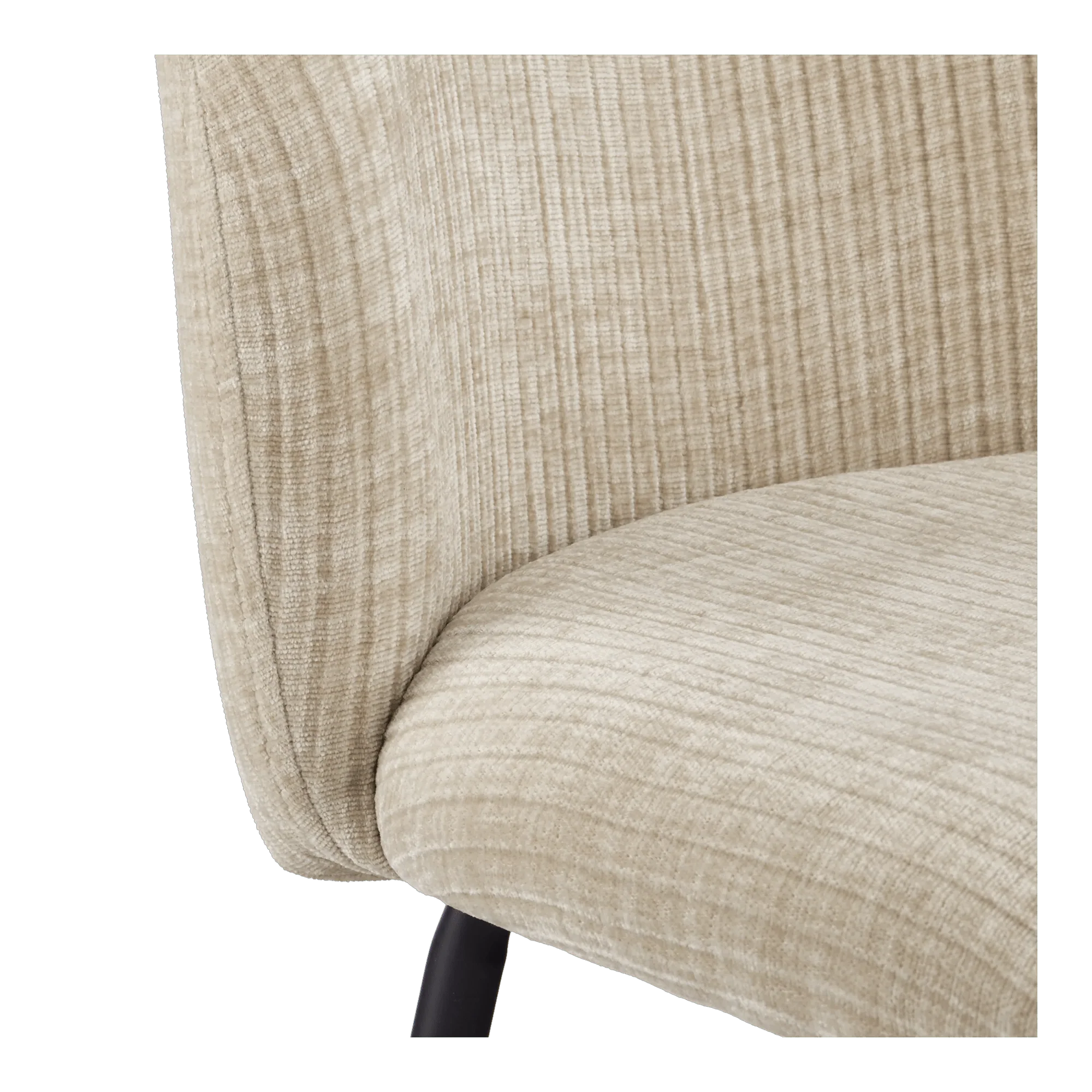Fabric and Metal Barstool - Image 4