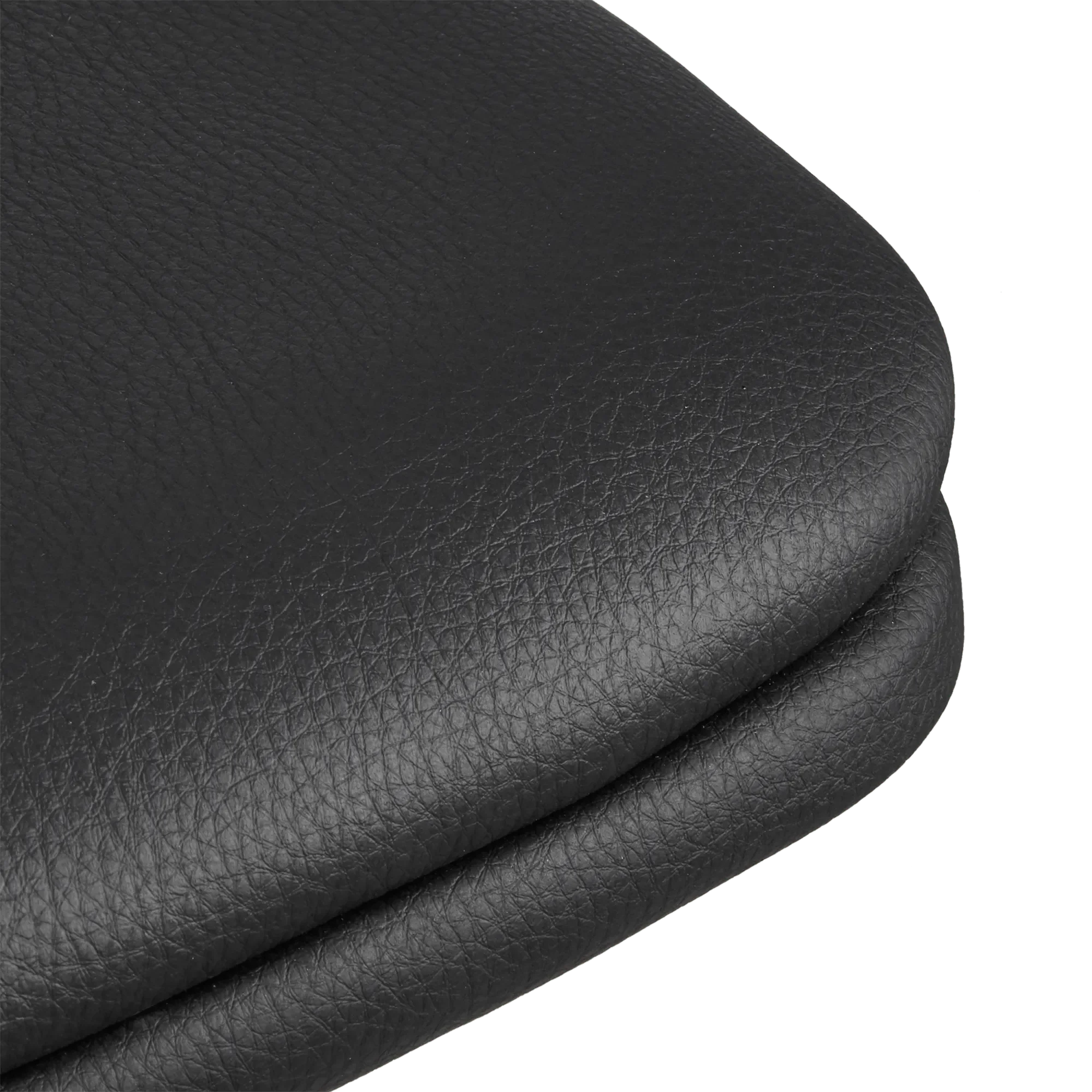 Black Faux Leather and Metal Bar Stool - Image 6