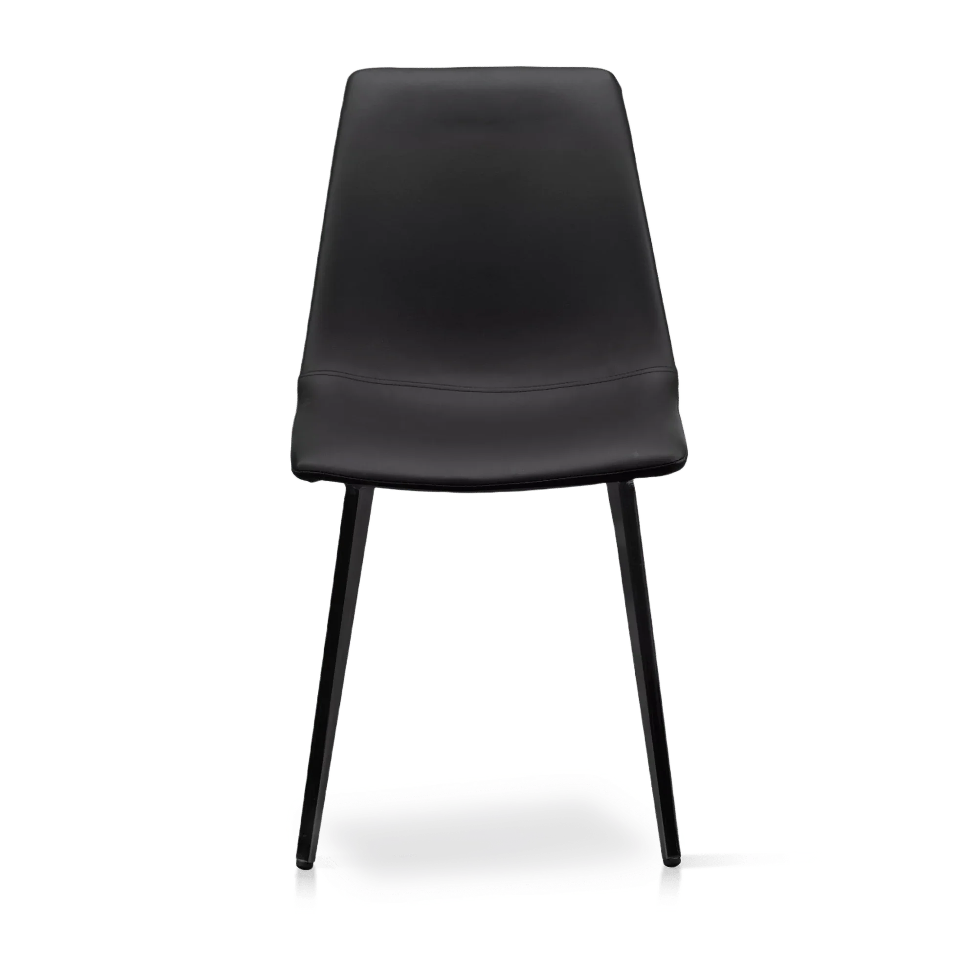 Faux Leather and Metal Dining Chair - Image 6