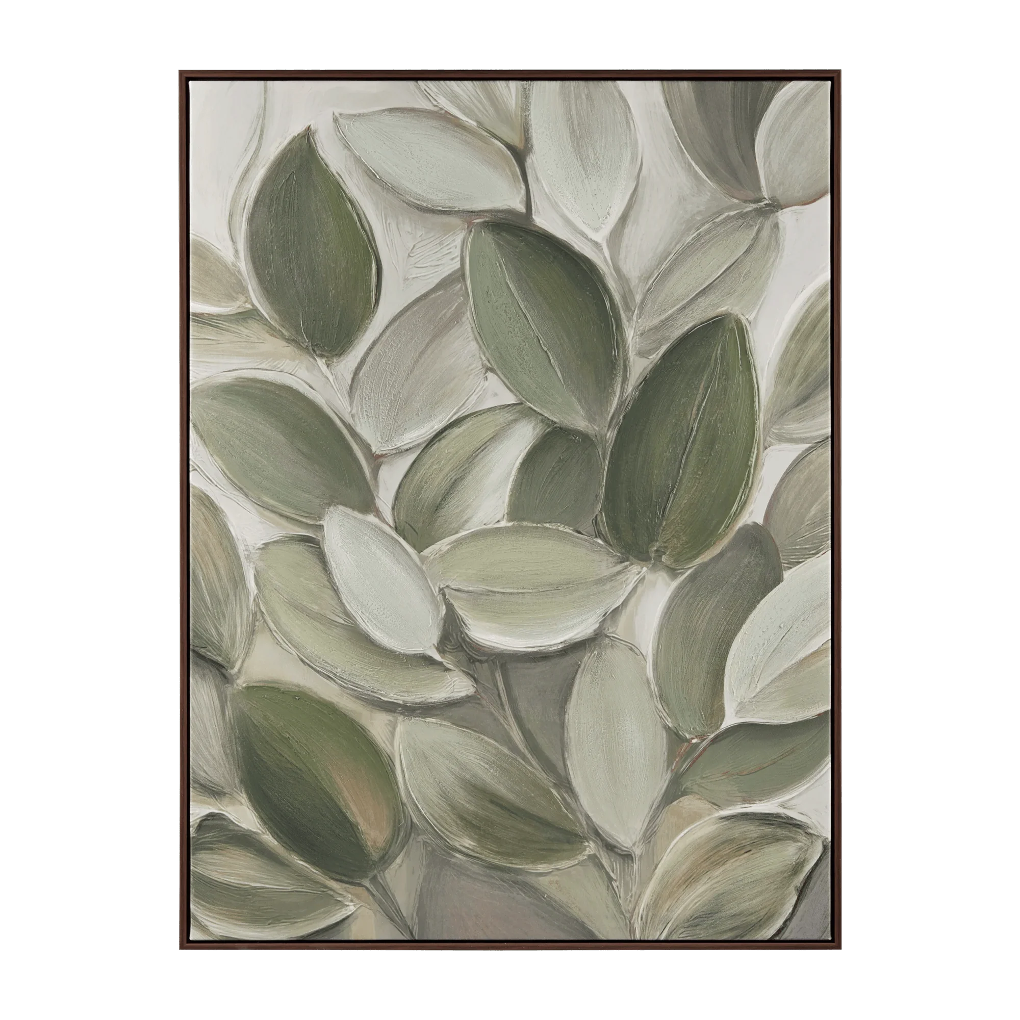 Gel-Embellished Close up Leaves