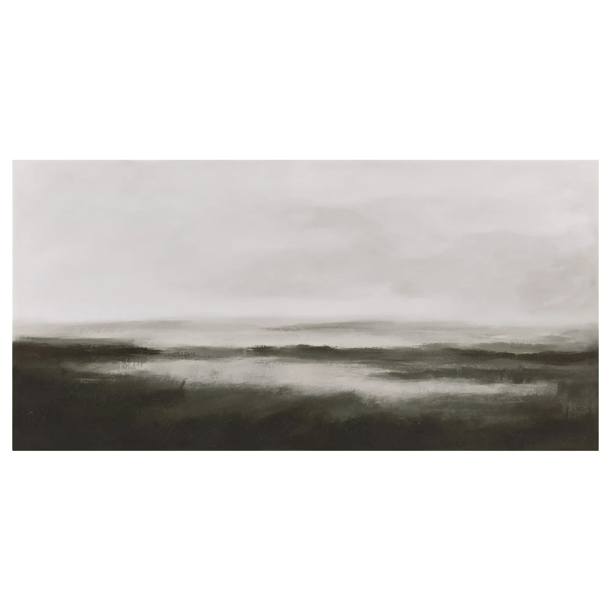 Gel-Embellished Natural Landscape Wall Art