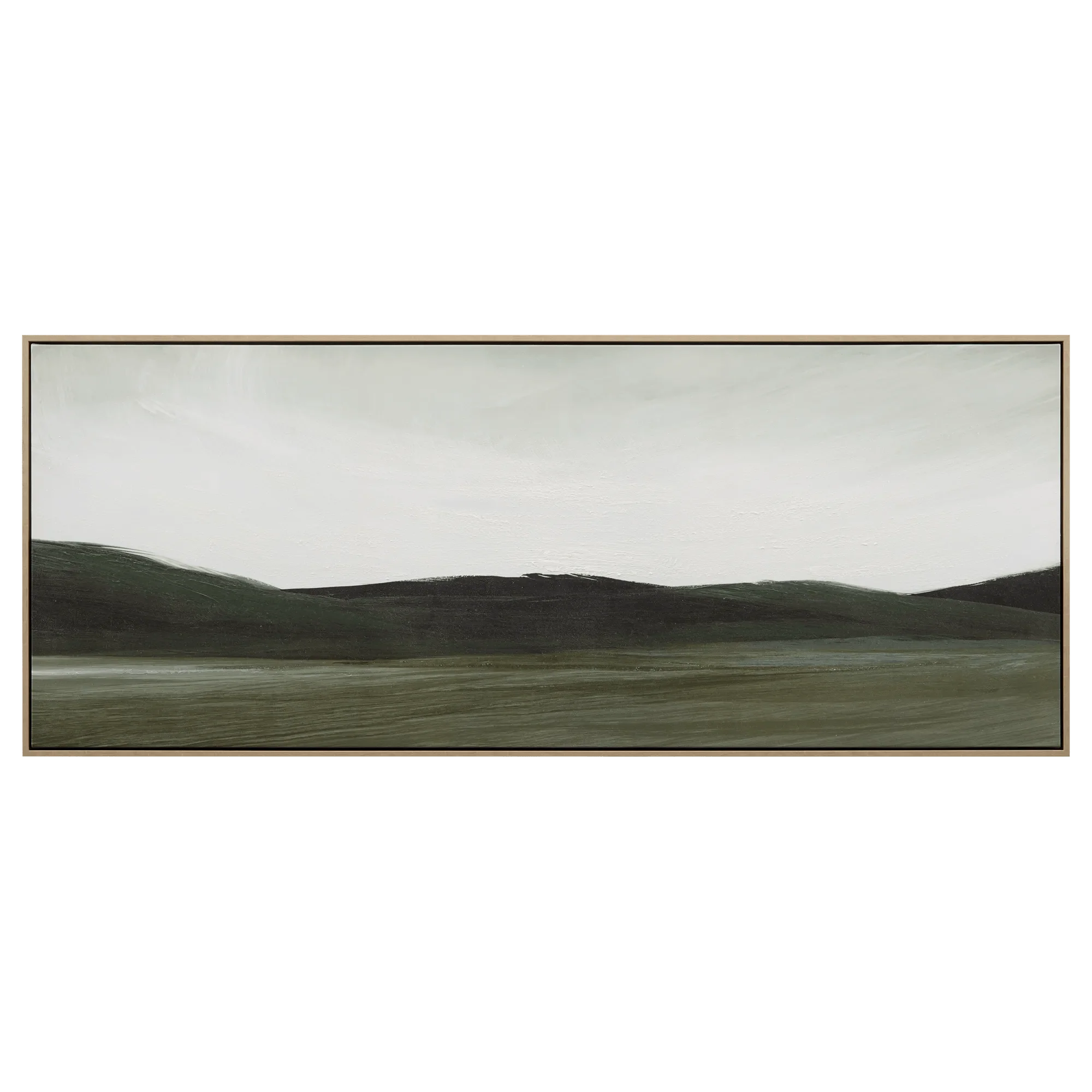 Green Mountains Framed Art