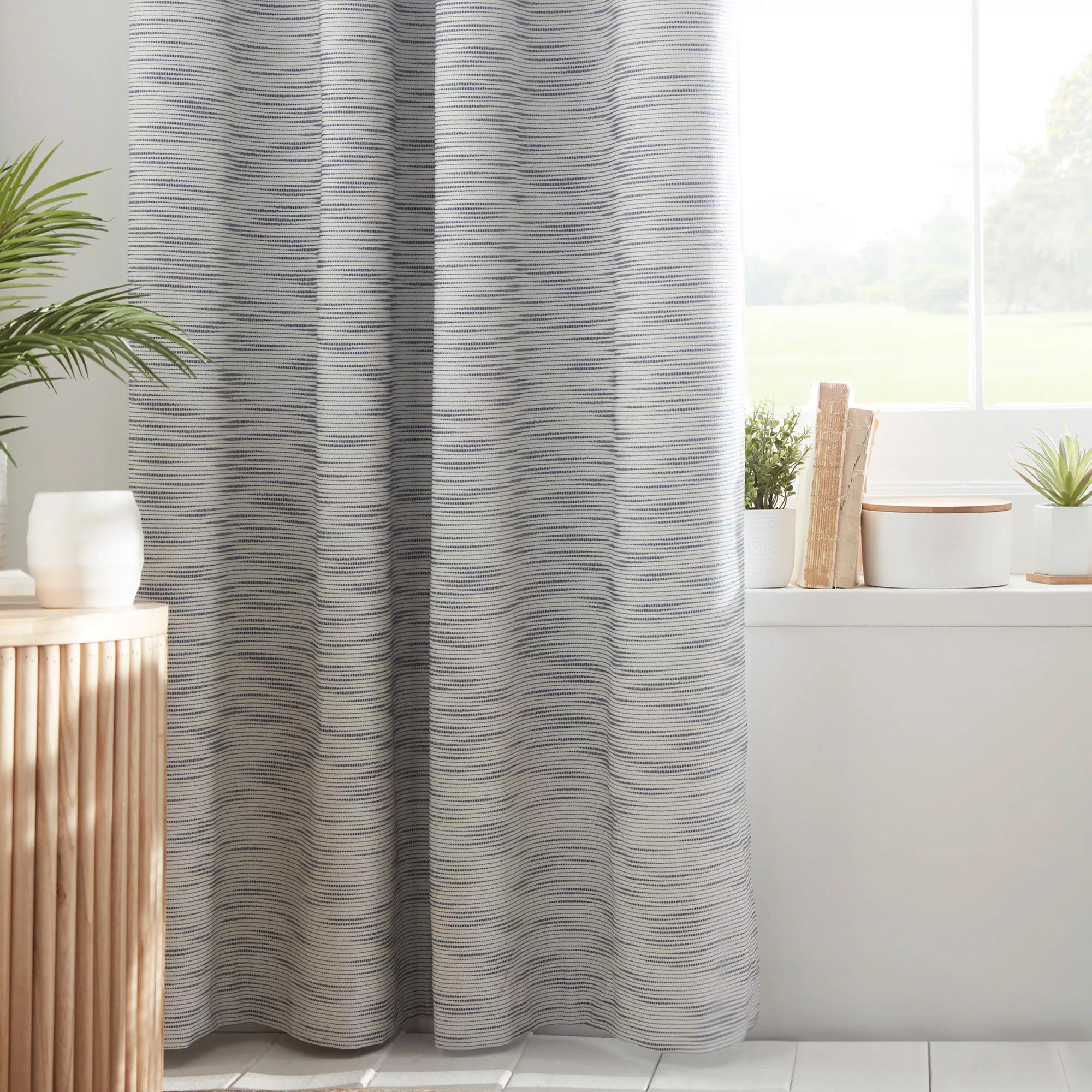 Blue Hadas Grommet Blackout Curtain - Image 3