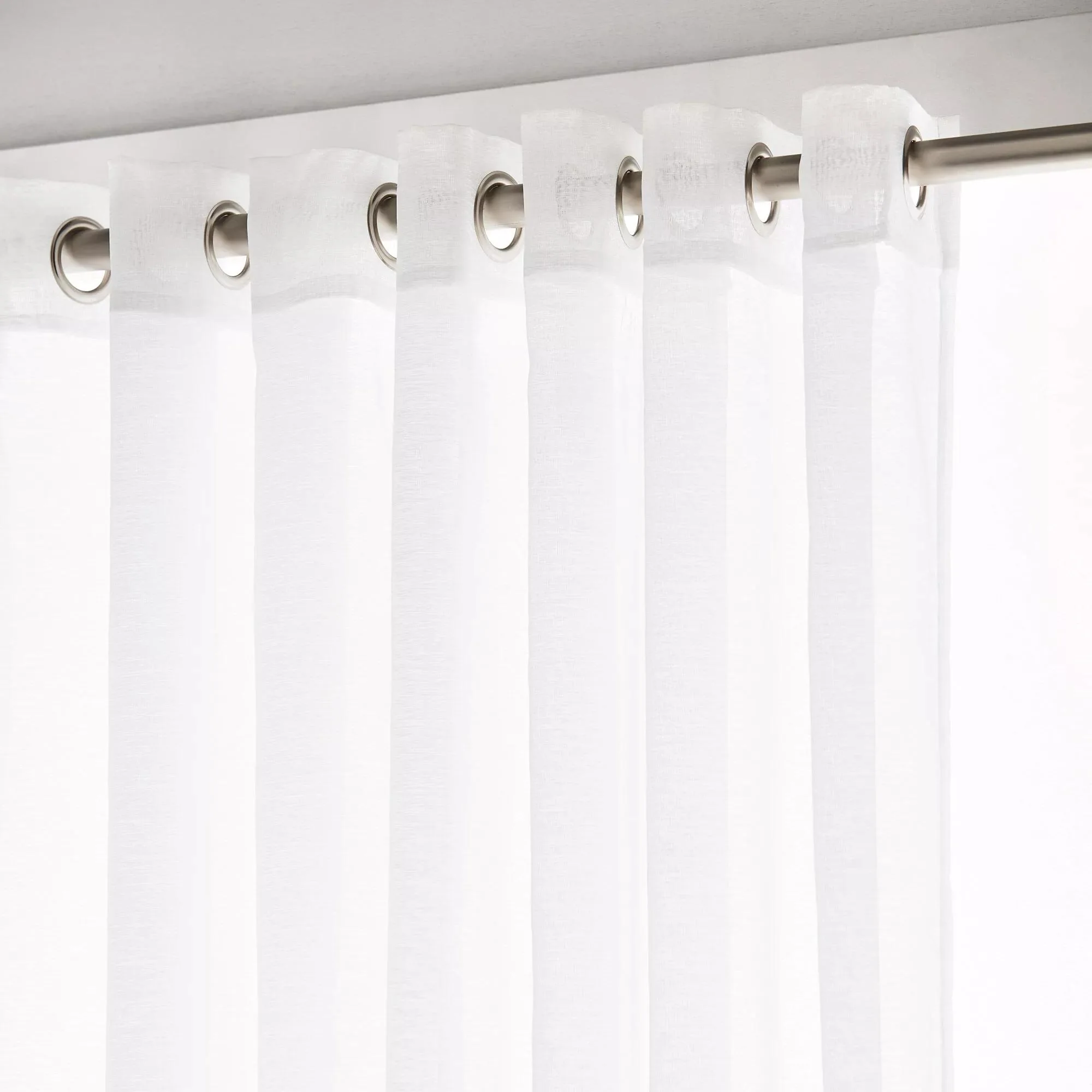 Ivory Kacha Sheer Curtain - Image 8