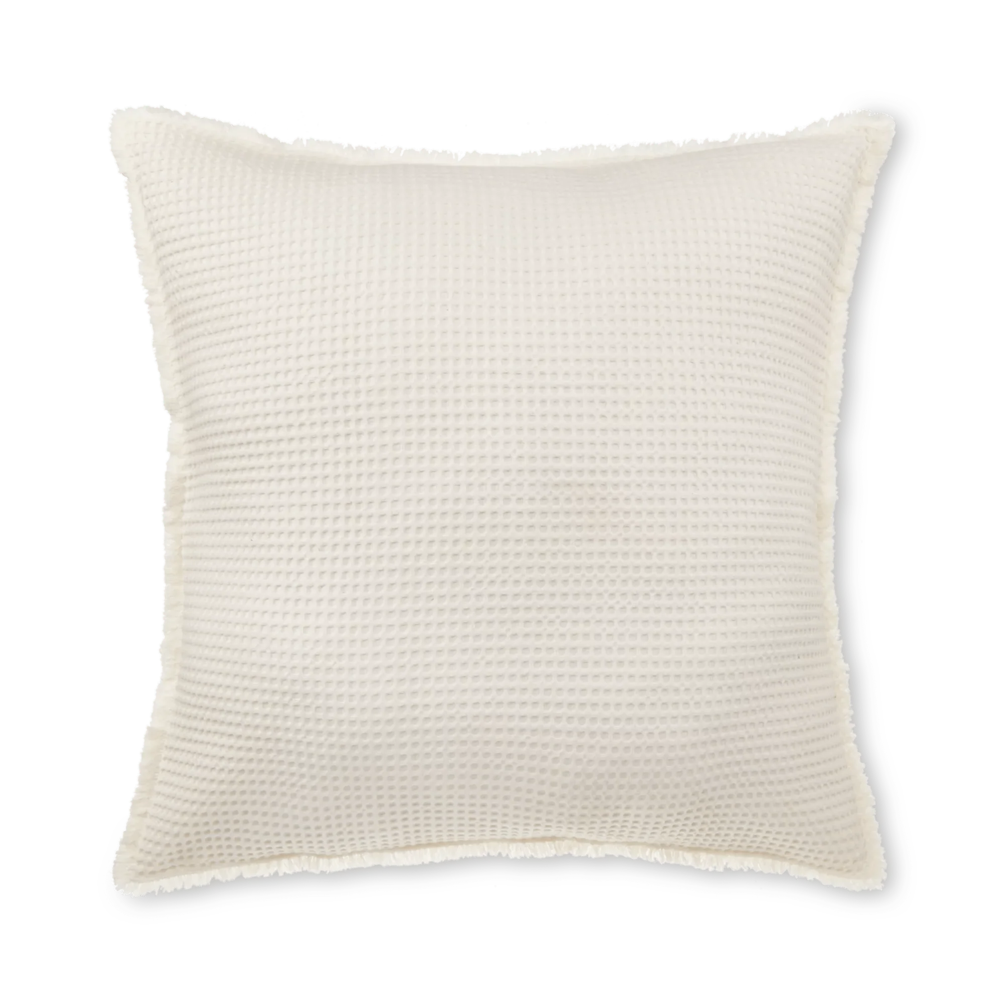 Natural Kristia Decorative Waffle Pillow