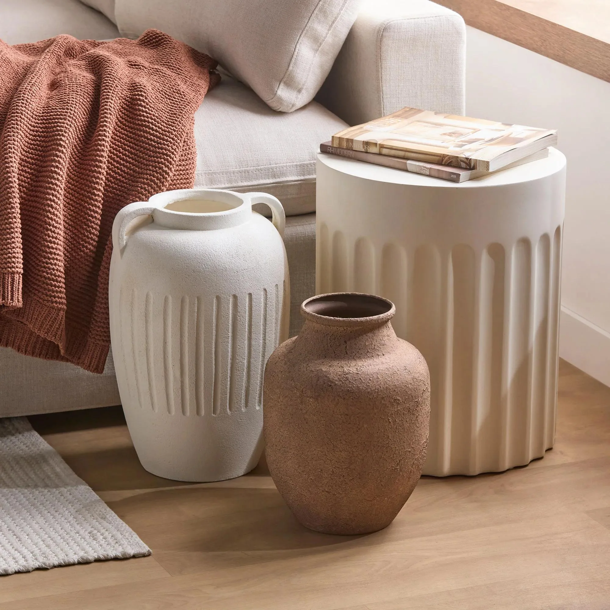Large Floor Vase with Handles - Image 2