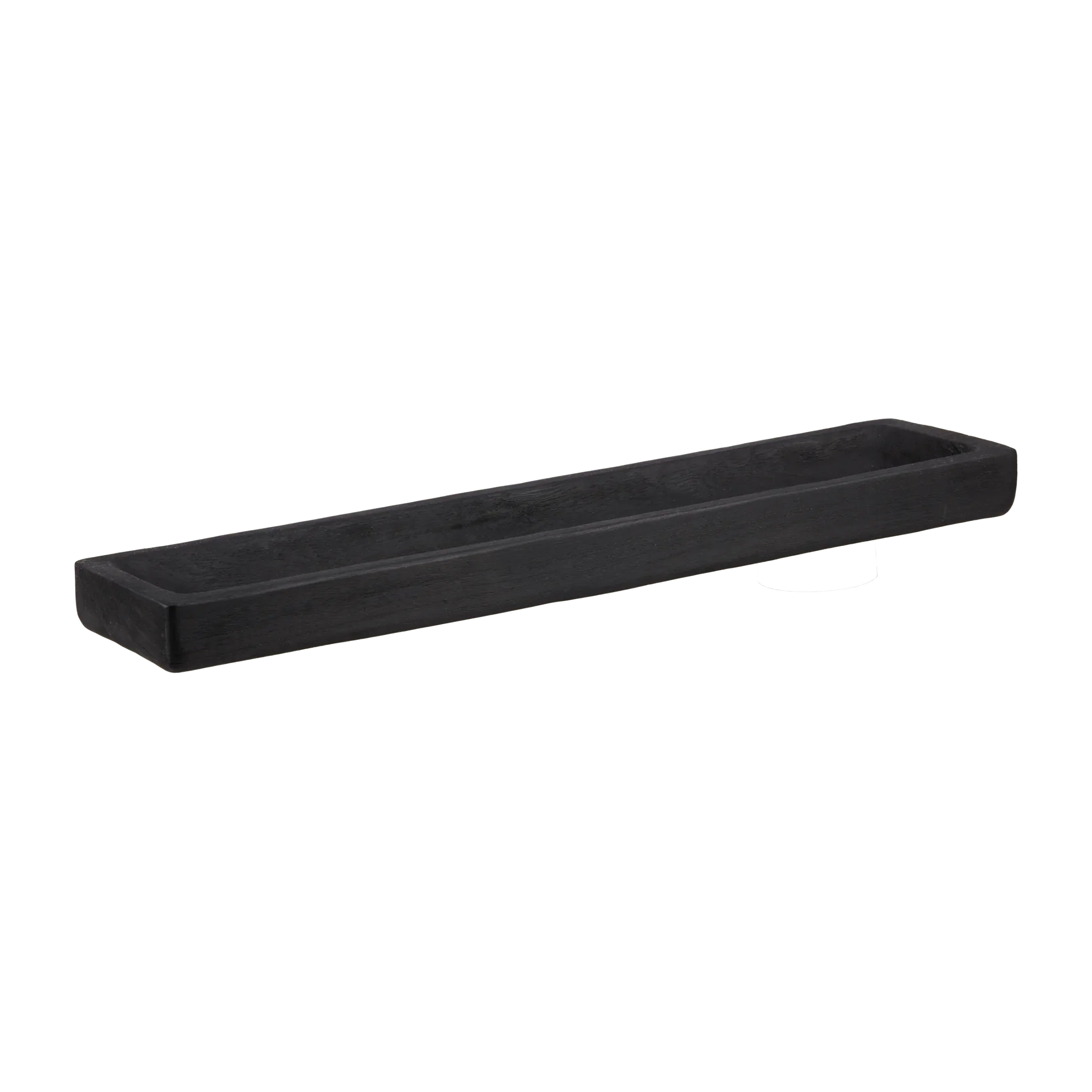 Long Black Rectangular Decorative Tray