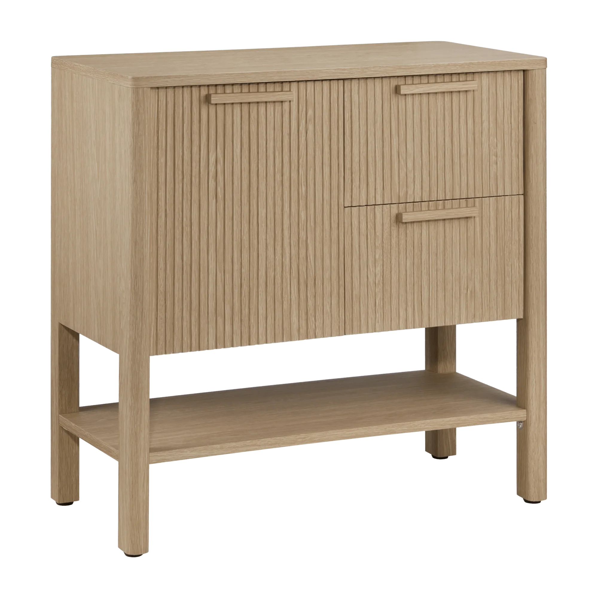 Natural Wood Buffet Cabinet