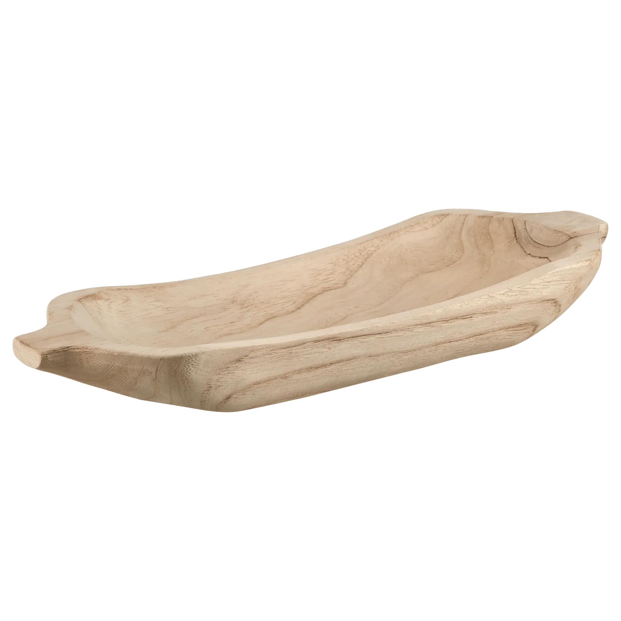 Natural Wood Decorative Bowl