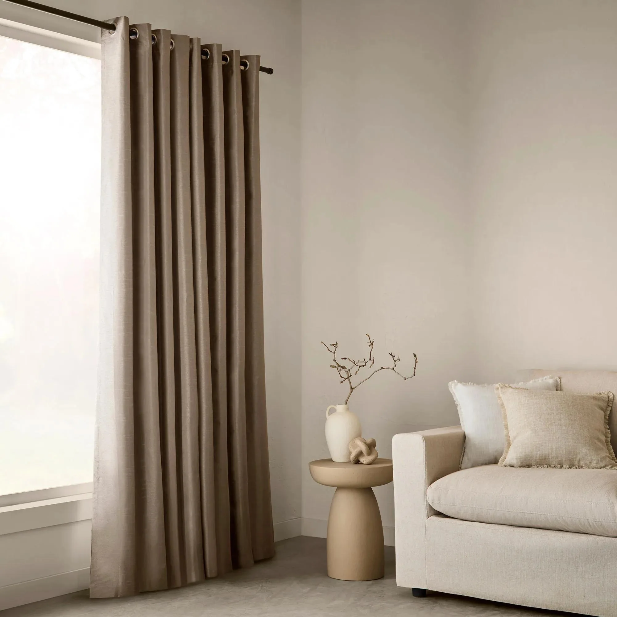 Beige Pegaze Blackout Curtain