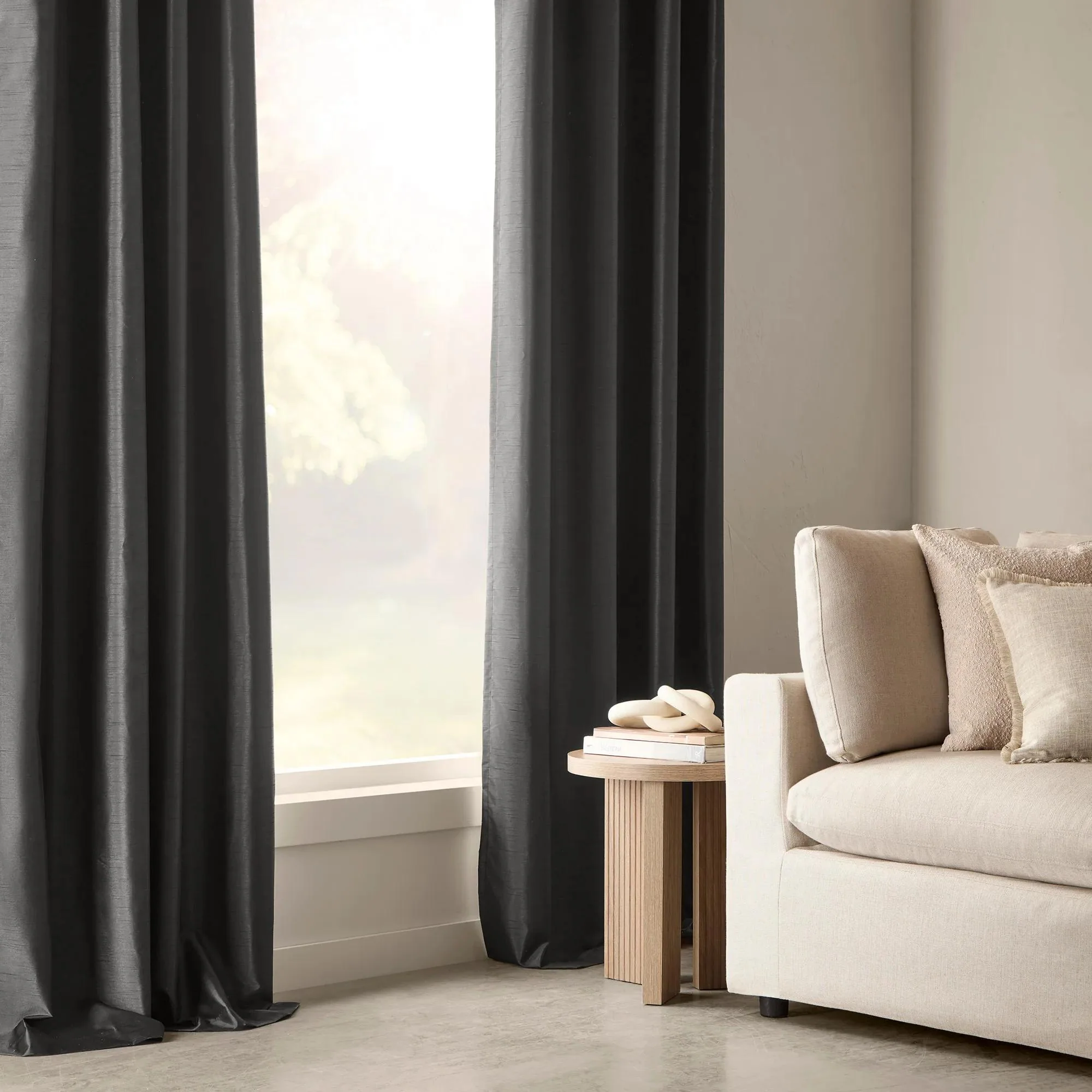 Black Pegaze Blackout Curtain