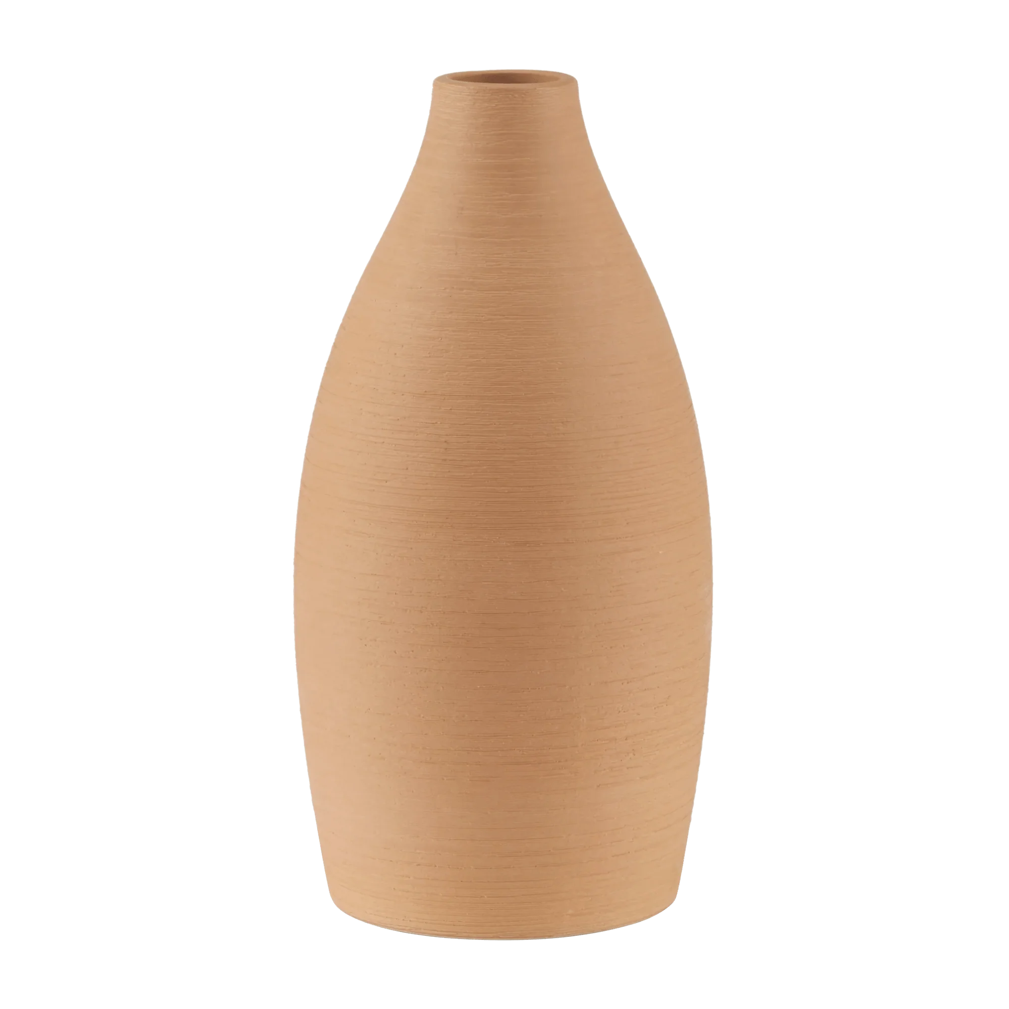 Rounded Terracotta Decorative Vase