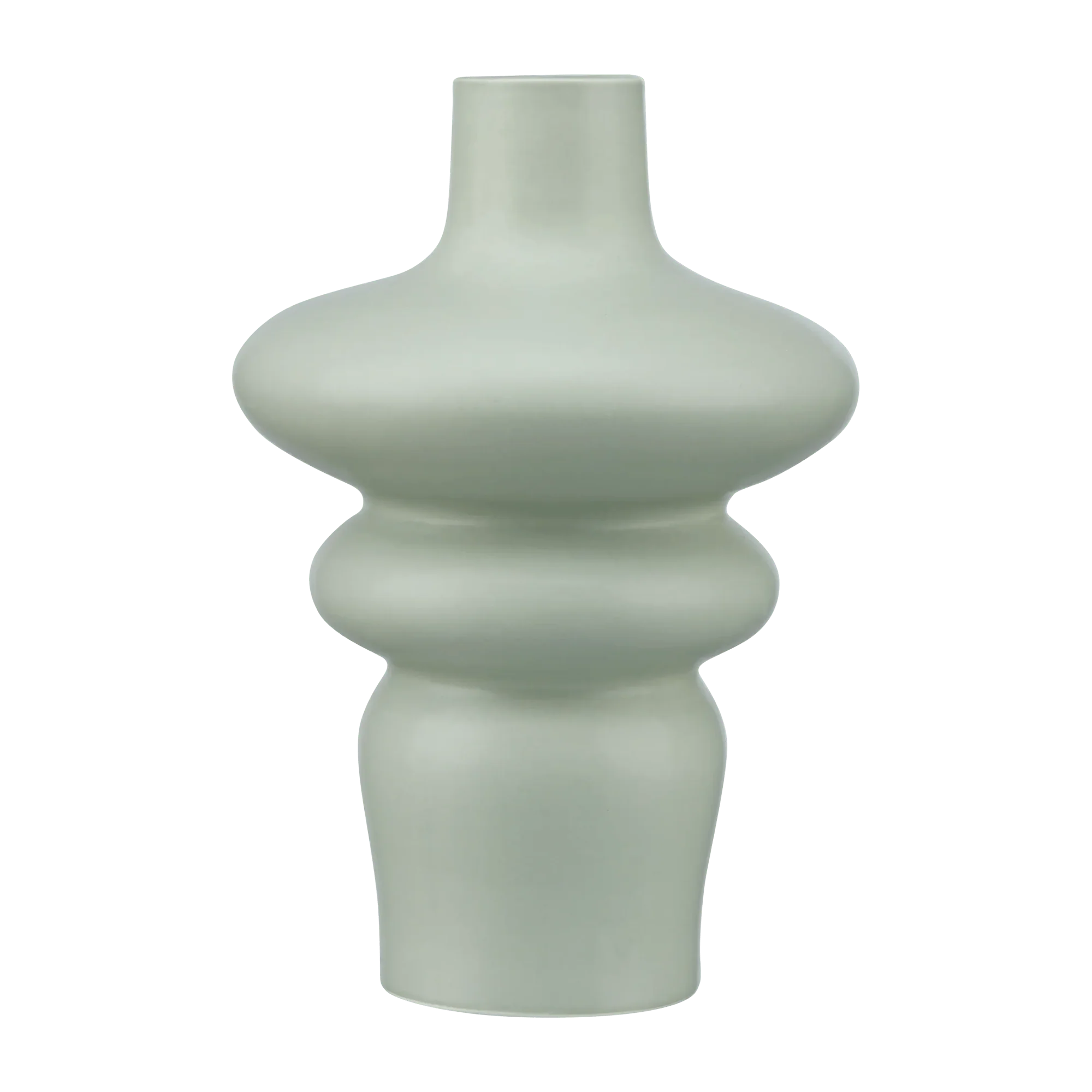 Sage Green Sculptural Decorative Vase