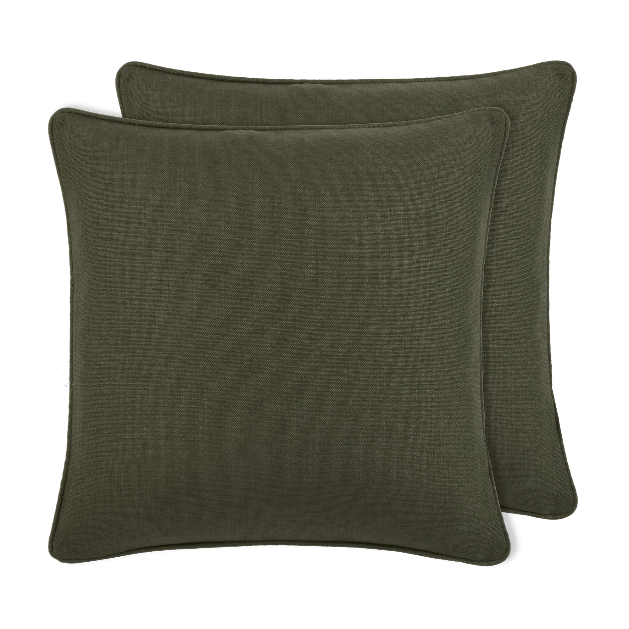 Set of 2 Yulan Olive Decorative Pillows
