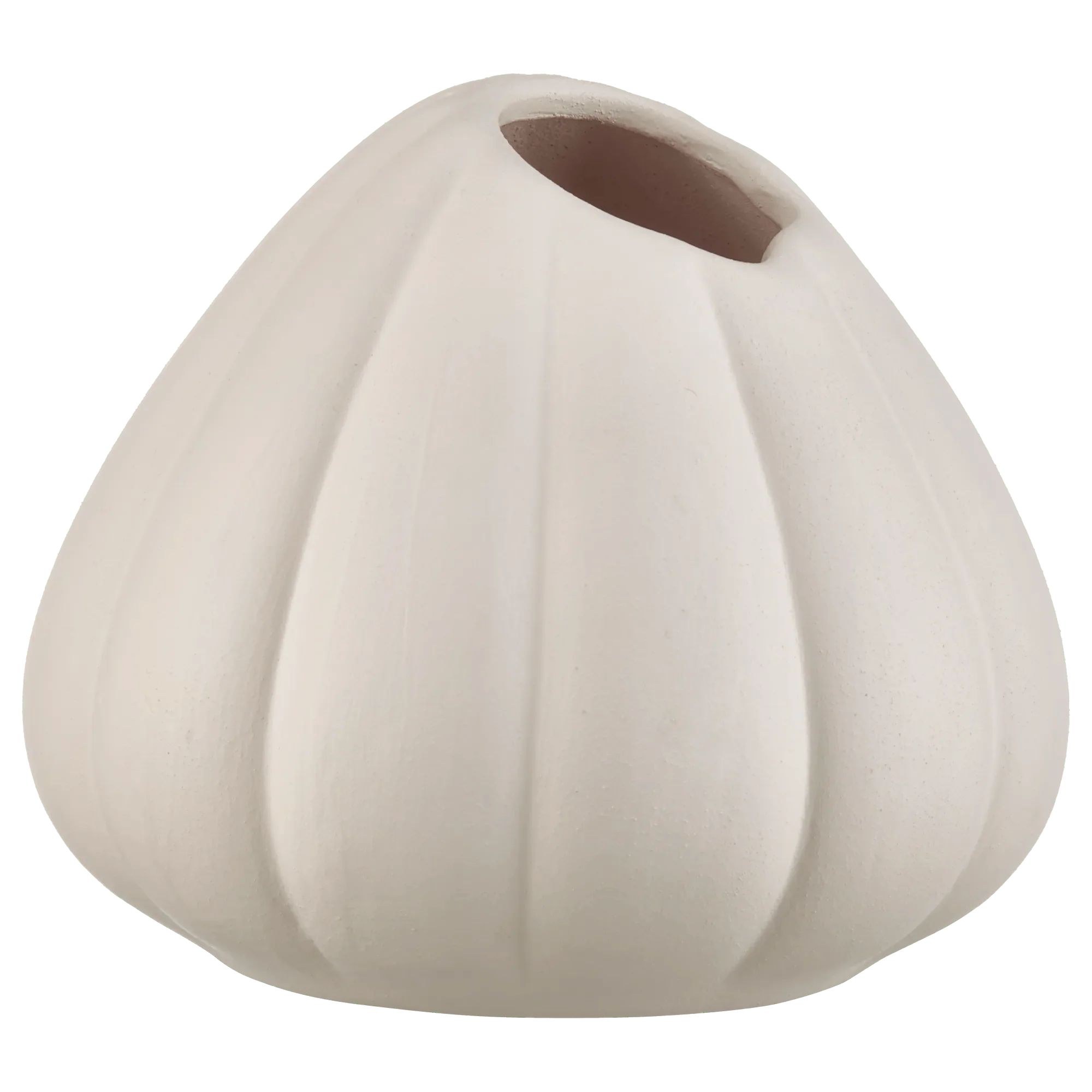 Short Big Rib Vase
