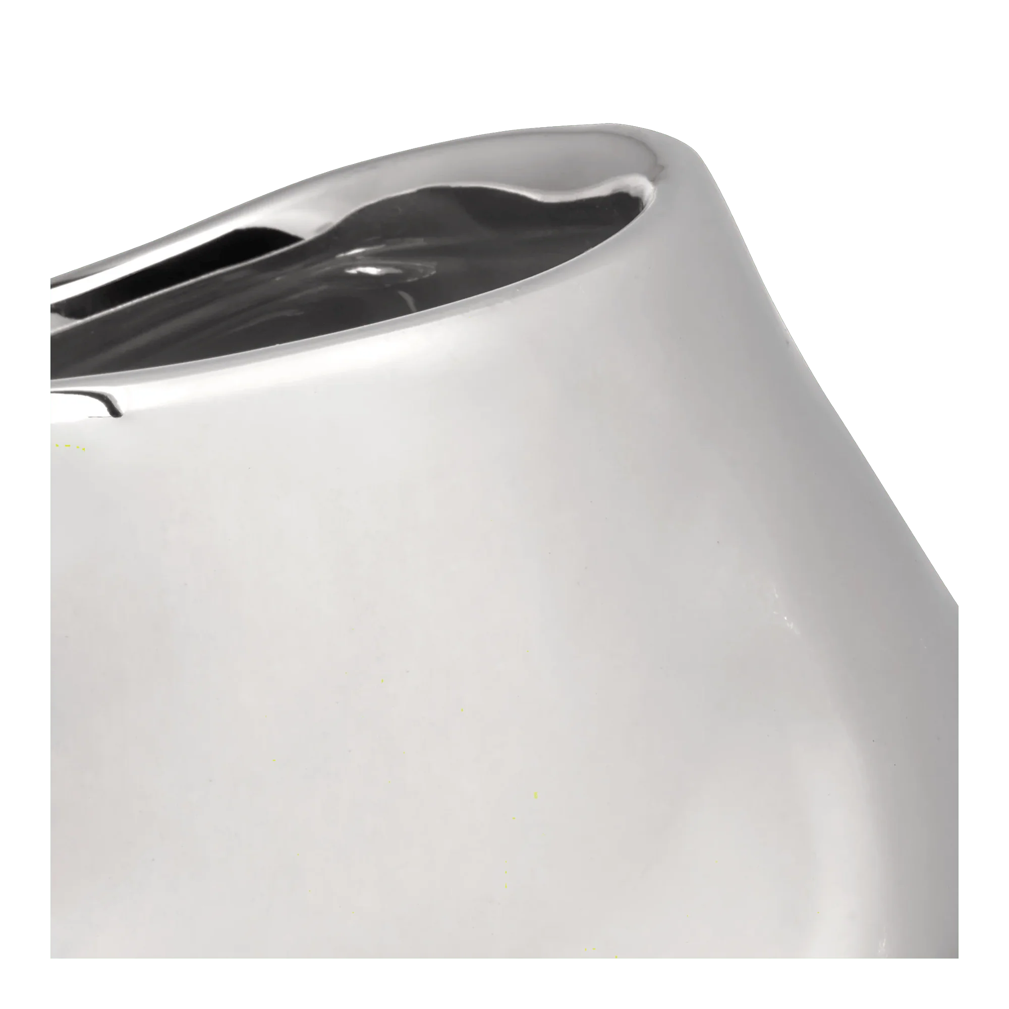 Silver Ceramic Vase - Image 3