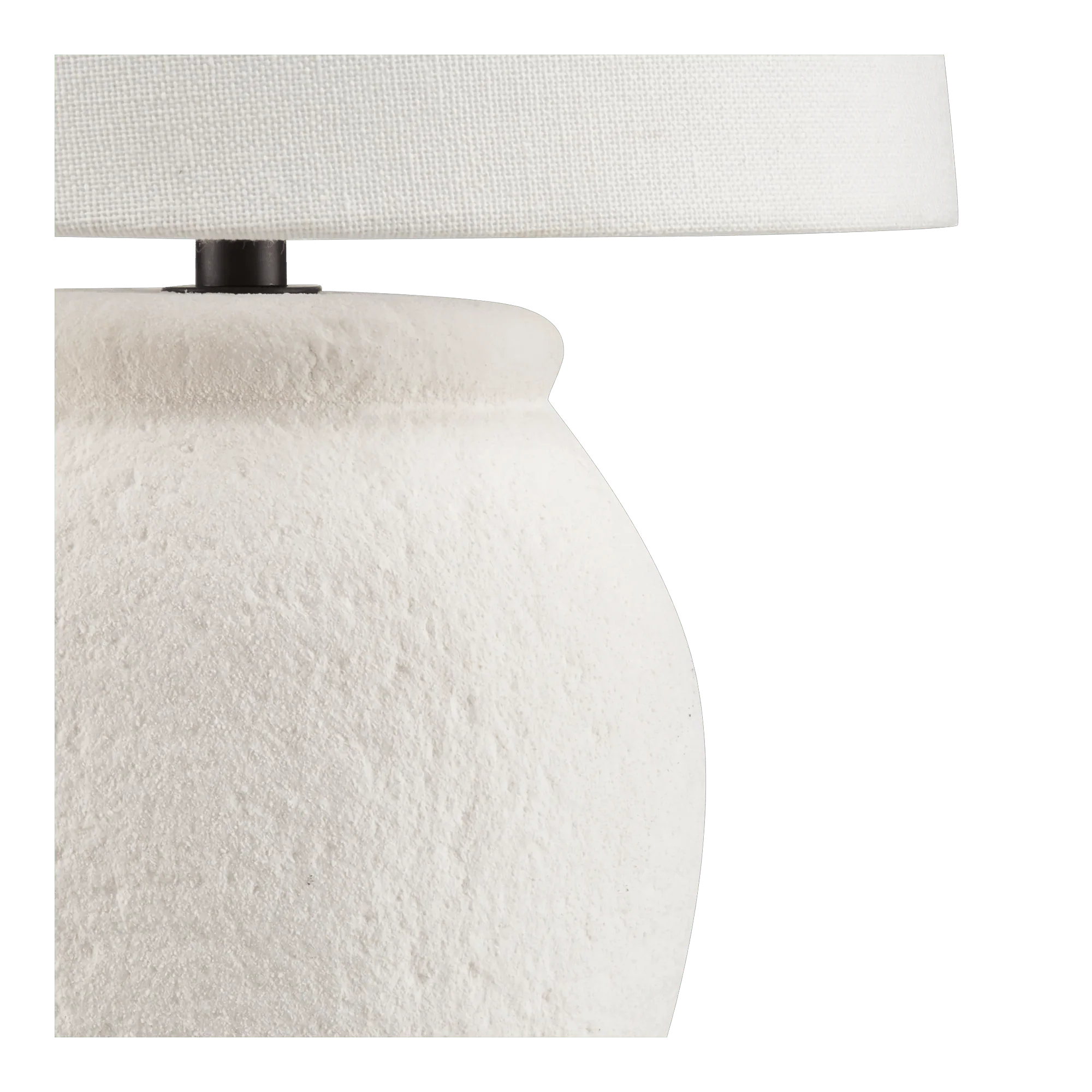 Table Lamp with Textured Ceramic Base - Image 3