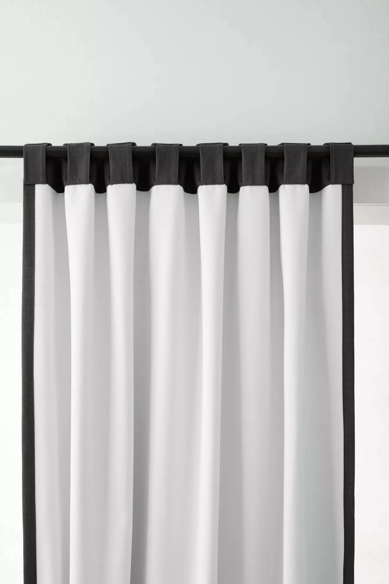 Black Taha Rod Pocket Back Tab Blackout Curtain - Image 4