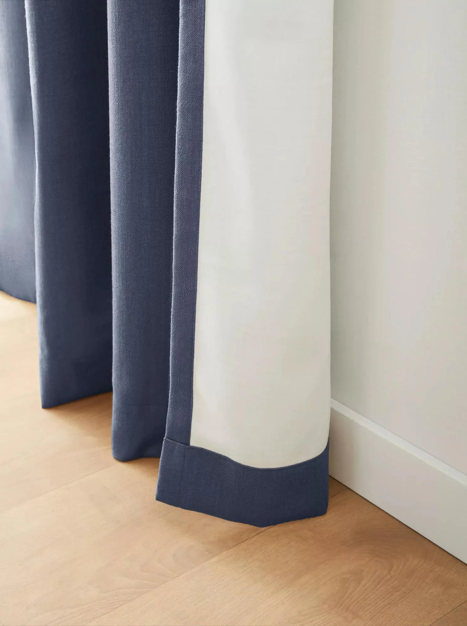 Indigo Taha Rod Pocket Back Tab Blackout Curtain - Image 3