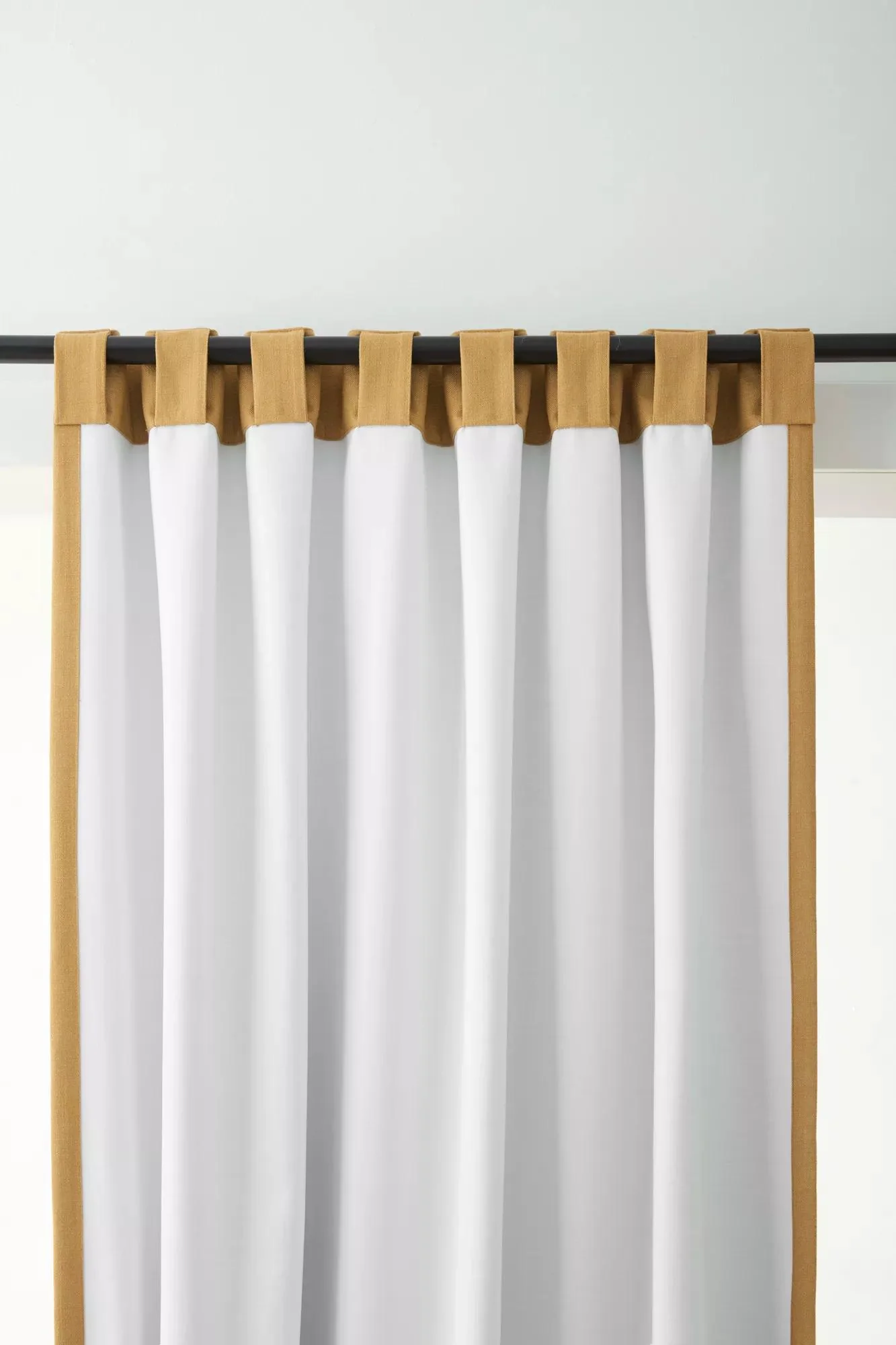 Ochre Taha Rod Pocket Back Tab Blackout Curtain - Image 6