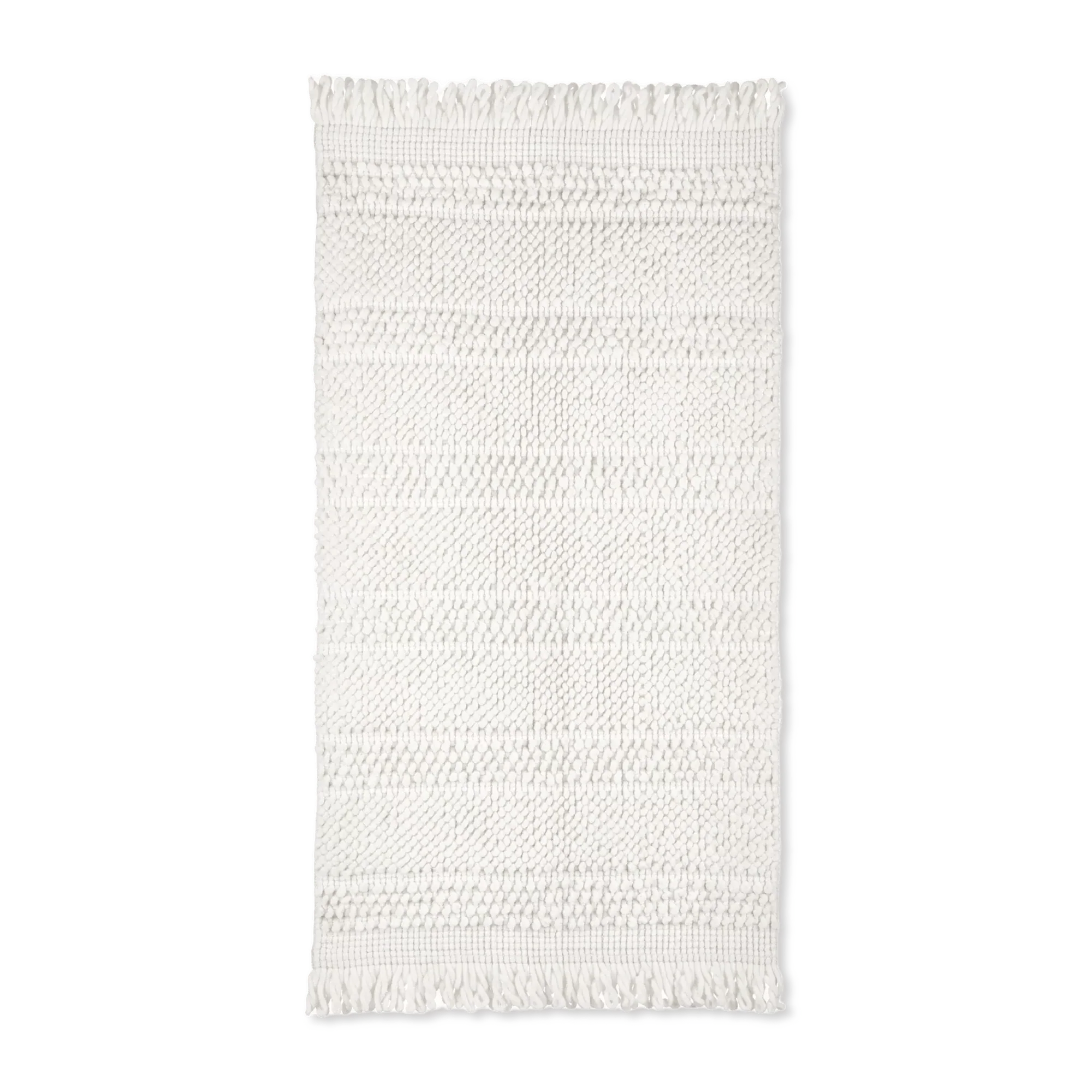 Textured Boho Bath Mat