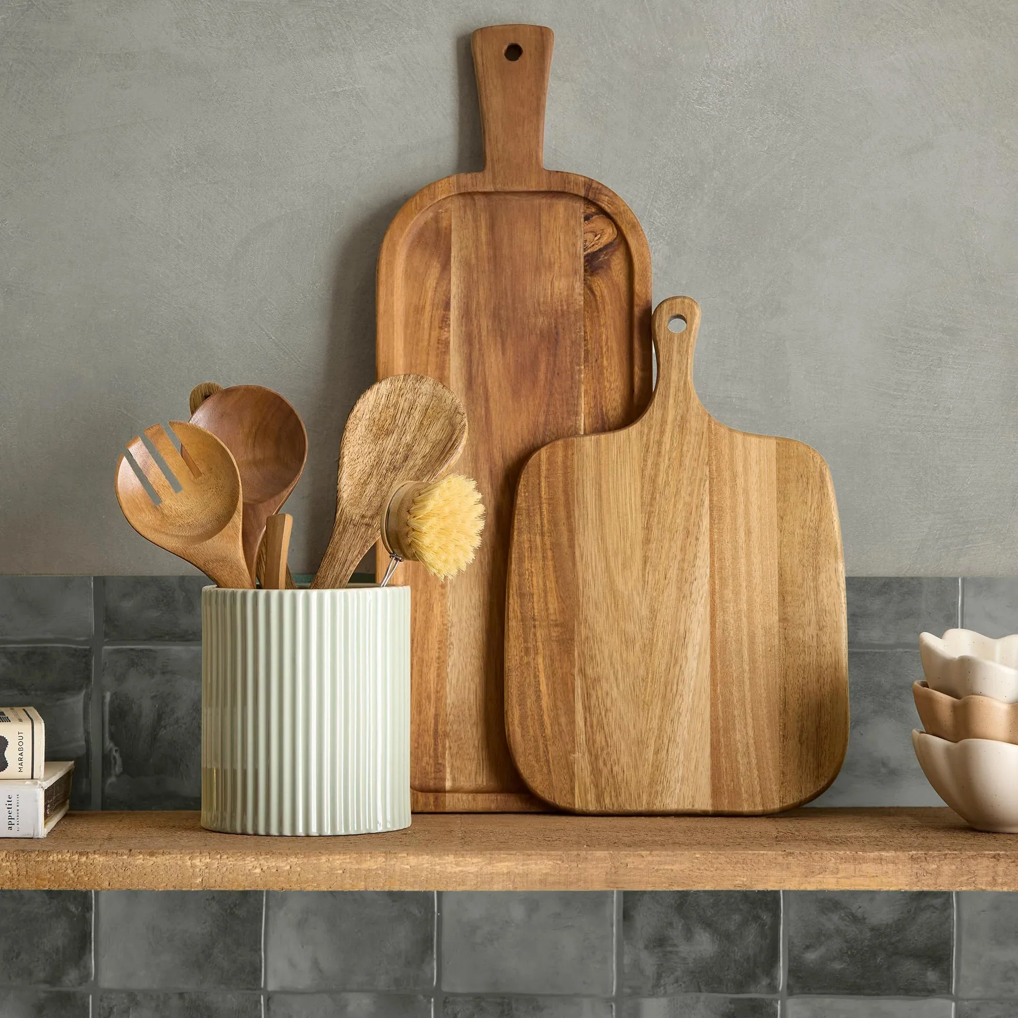 Ribbed Utensil Jar - Image 3